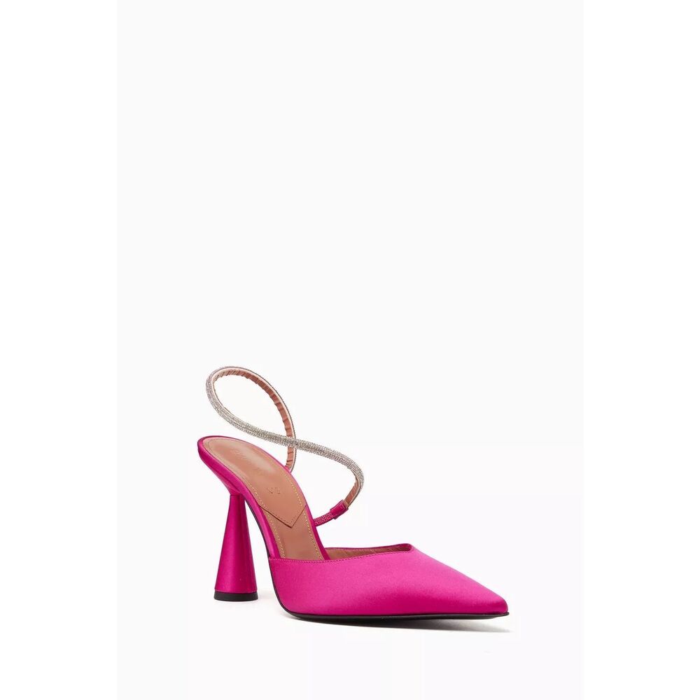 D’ACCORI Pumps Fuchsia Textile Fibers In Pink Size 40(10) $990